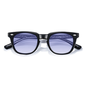Handmade Vintage Plate Transparent Tea Square Frame Sunglasses