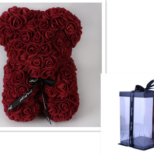 Rose Teddy Bear Eternal Flower PE Foam