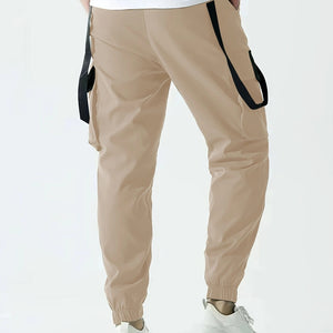 Ribbon Overalls Drawstring Sports Trousers
