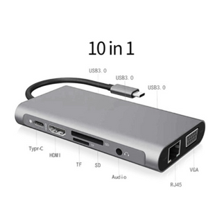 USB Type C to HDMI Ten in one expansion dock usb dock