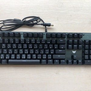 Mechanical Keyboard Green Shaft Desktop Non Punch 87 Key Keyboard