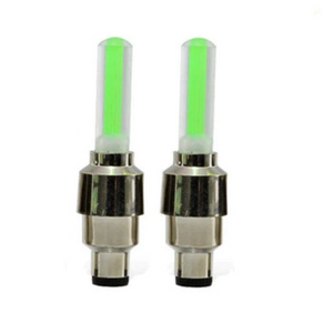 Neon Lights Tyre Wheel Valve Cap Light LED Car Tire Valve Caps Air Cover Tire Rim Valve Wheel Stem Cap Bike Light
