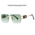Golden Frame Gradient Green