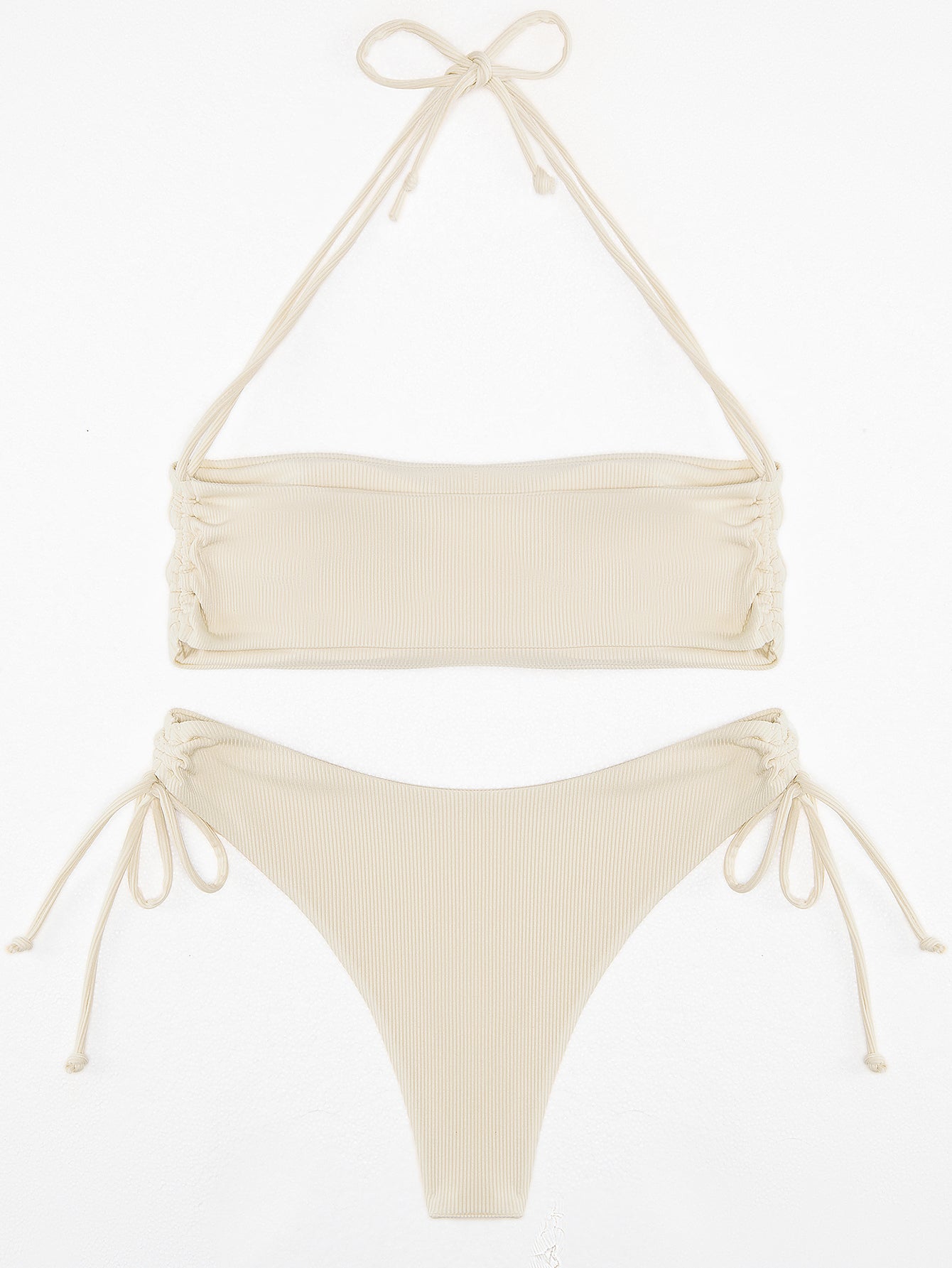 Bikini Solid Color Sexy Women's Swimsuit