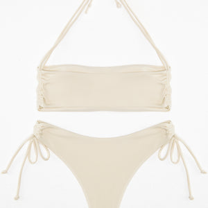 Bikini Solid Color Sexy Women's Swimsuit