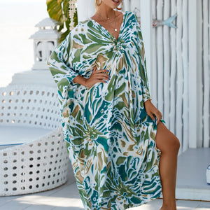 European And American Women's Seaside Vacation Robe Beach Dress Long Skirt