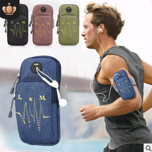 Compatible with Apple, Running Mobile Arm Bag Men And Women Sports Arm Bag IPhone7 Or 8plus Waterproof Mobile Phone Arm With Fitness Wrist Bag