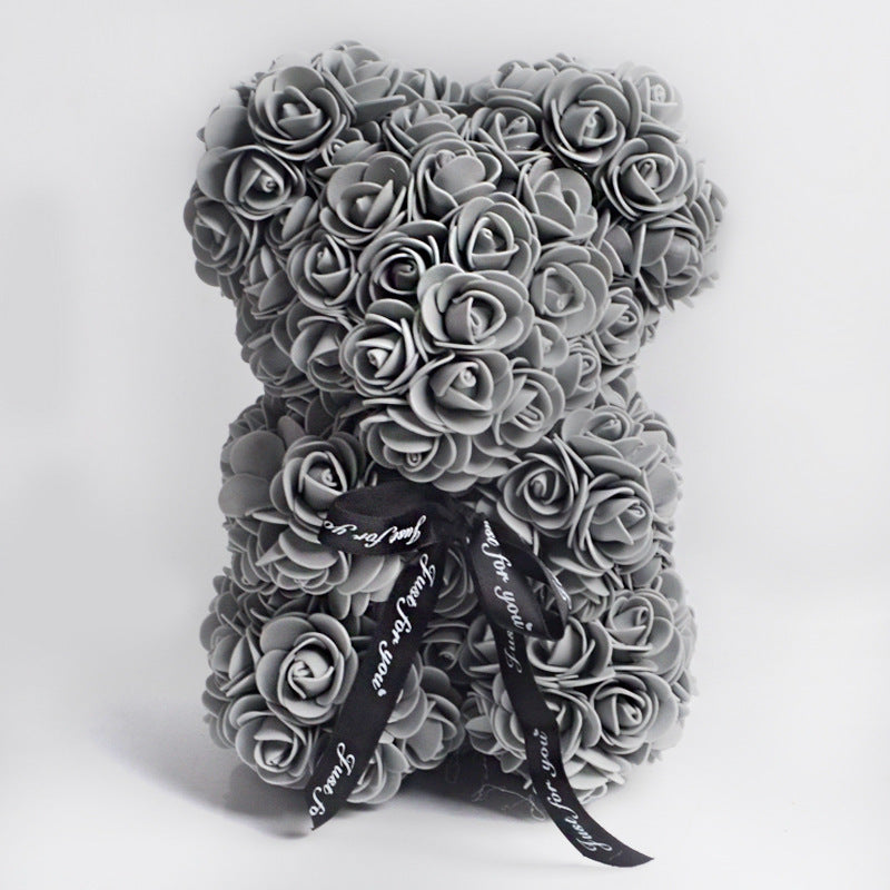 Rose Teddy Bear Eternal Flower PE Foam