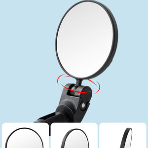 Universal bicycle rearview mirror reflector