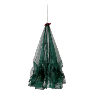 Strengthened 4-20 Holes Automatic Fishing Net Shrimp Cage Nylon Foldable Fish Trap Cast Net Cast Fold Crab Trap Fishing Network