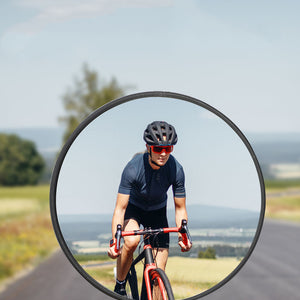 Universal bicycle rearview mirror reflector