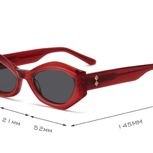 Fashion Irregular With Personality Diamond Sunglasses Sunshade