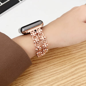 New Chinese Metal Circle Watch Double Chain