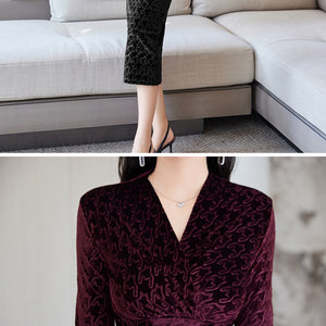Fashion Personality Velvet Dress Women