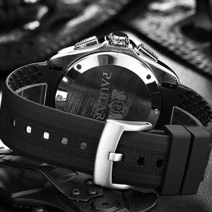 Automatic Mechanical Multifunctional Noctilucent Tape Classic Men's Watch