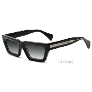 Retro Small Frame Colorful Transparent Square Sunglasses