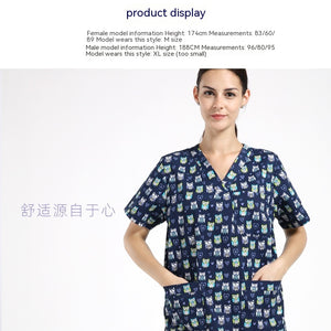 Surgical Gown Disposable Protective Pet Hospital Clothing Nurse Uniform Polyester Cotton