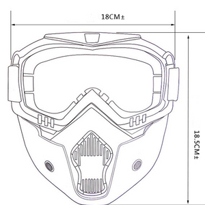 Factory direct tactical goggles riding bike cover outdoor special goggles for motorcycle helmet