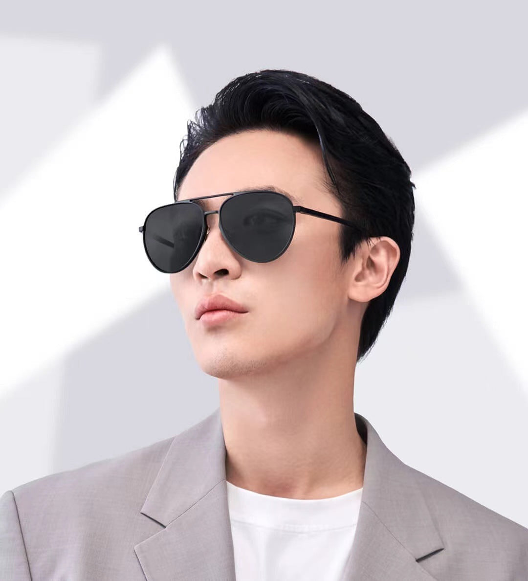 Moss Gray Pilot Sunglasses For Driving Strong Light