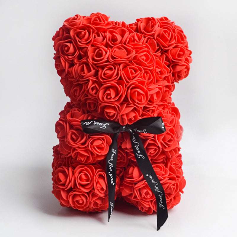 Rose Teddy Bear Eternal Flower PE Foam