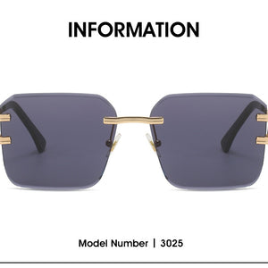 Personalized Sunglasses Men's And Women's Cross-border All-match Frameless Sun Glasses