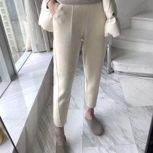 Women's Fashion Casual Loose Slimming High Waist Baggy Pants