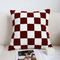 Red and white chessboard