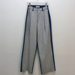 Women's Denim Elastic Waist Casual Pants