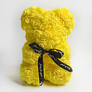 Rose Teddy Bear Eternal Flower PE Foam