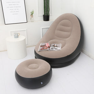 Lazy Bean Bag with Inflatable Folding Sofa