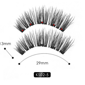 Natural Long Lasting Magnetic Liquid Eyeliner & Magnetic False Eyelashes & Tweezer Set Make up Set