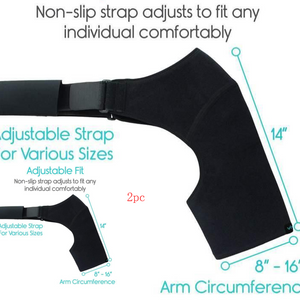 Neoprene Brace Dislocation Injury Arthritis Pain Shoulder Support