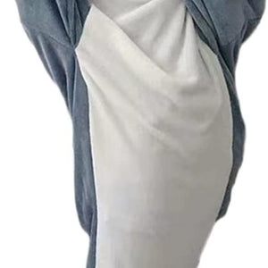 Home Soft Flannel Shark Blanket Hoodie