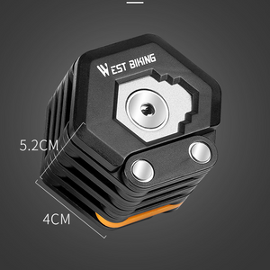 Bicycle electric bicycle chain folding lock