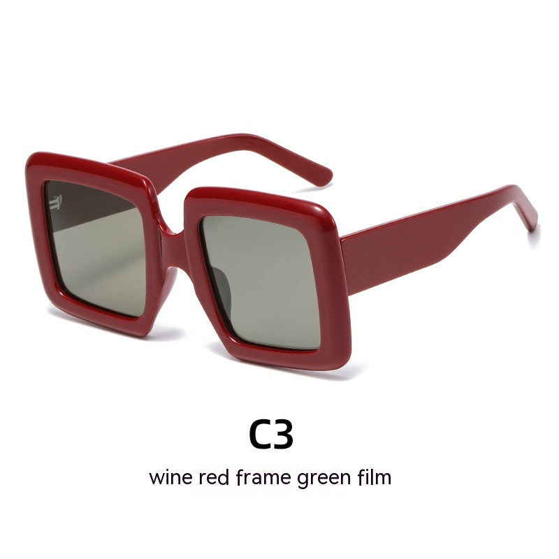 Personalized Trendy Large Frame Fashion Vacation Polarized Sunglasses