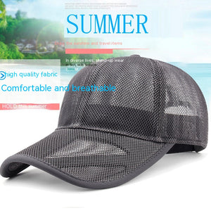 Men's Spring And Summer Breathable Mesh Hat Sun Protection Sunshade