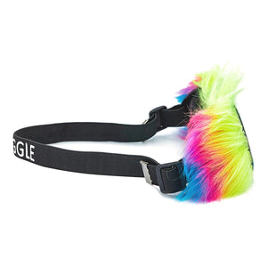 Rainbow Feather Kaleidoscope Goggles Clothing Matching Goggles Glasses