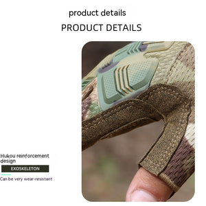 Military Fans Tactical Gloves Mountaineering Fitness Sports Anti-slip Protective Breathable Half Finger Riding