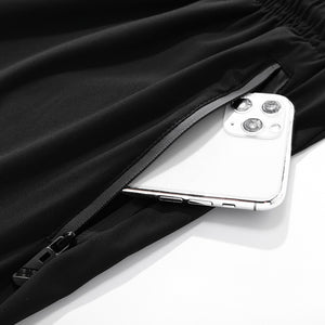 Men's Summer Plus Size Ice Silk Quick-drying Sports Pants