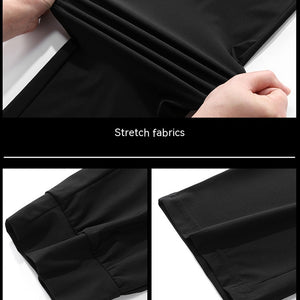 Men's Summer Plus Size Ice Silk Quick-drying Sports Pants
