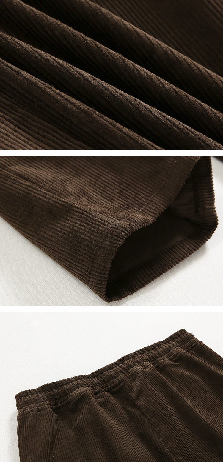 Men's Fashion Leisure Corduroy Loose Drooping Pants