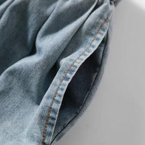 Women's High Waist Light Color Summer Thin Jeans