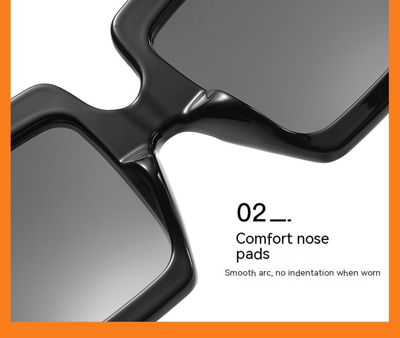 Personalized Trendy Large Frame Fashion Vacation Polarized Sunglasses