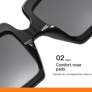Personalized Trendy Large Frame Fashion Vacation Polarized Sunglasses