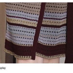 Women's Long-sleeved Knitted Dress