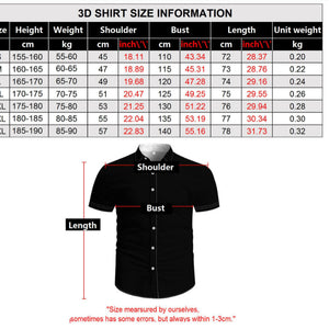 Men's Fashionable Temperament 3D Printed Shirt Top