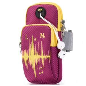 Compatible with Apple, Running Mobile Arm Bag Men And Women Sports Arm Bag IPhone7 Or 8plus Waterproof Mobile Phone Arm With Fitness Wrist Bag