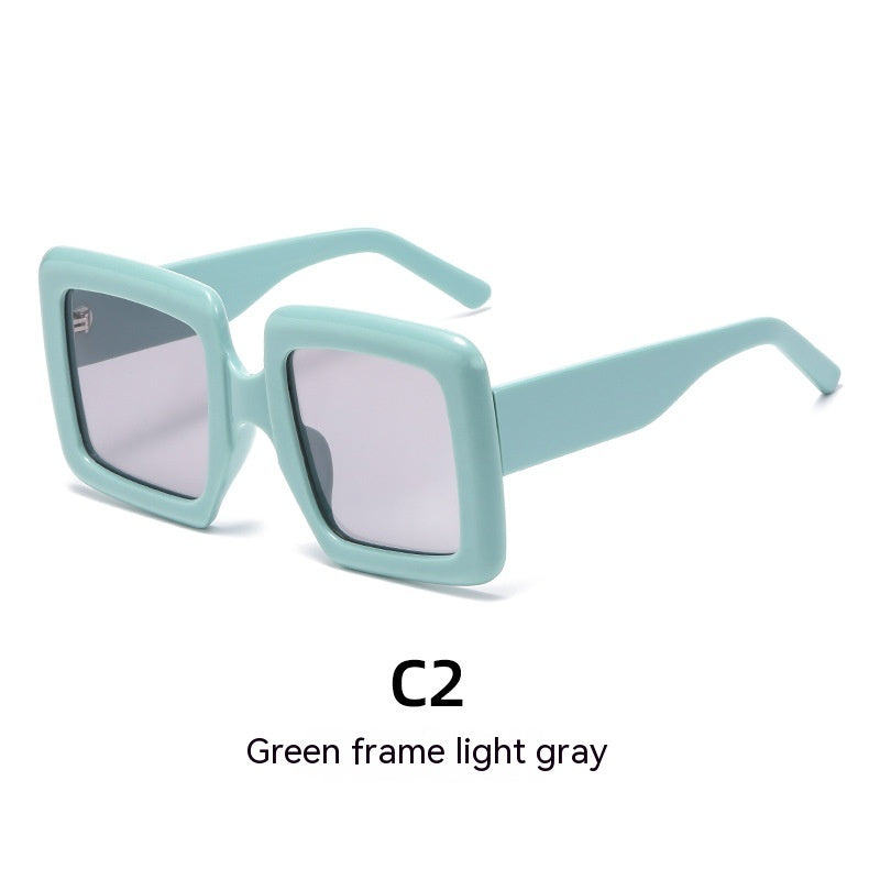 Personalized Trendy Large Frame Fashion Vacation Polarized Sunglasses
