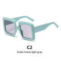 Green Frame Light Gray Pieces