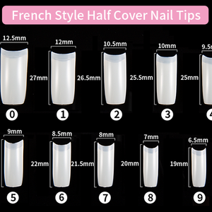 500 French nails